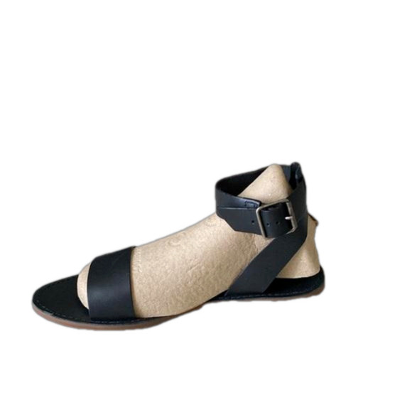 Madewell The Boardwalk Ankle Strap Leather Sandals, Size 10 - Picture 5 of 15